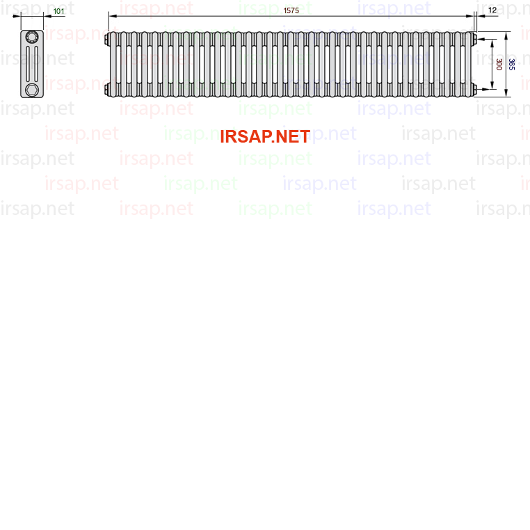 Радиатор IRSAP Tesi 30365/35 T30 CL 01